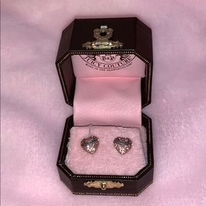 Authentic Pink Juicy Couture earrings